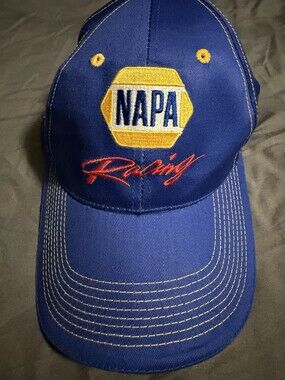 Vintage NAPA Racing Bill Davis Racing Adjustable Hat NASCAR Get The Good Stuff